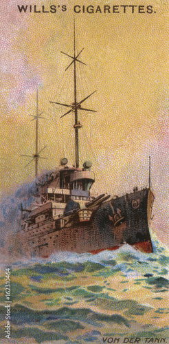фотографія Von Der Tann Cruiser. Date: launched 1909