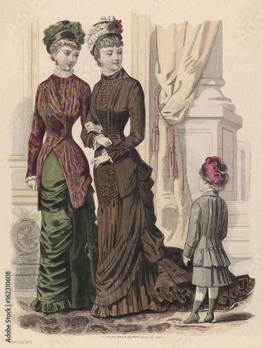 Fashions November 1879. Date: 1879