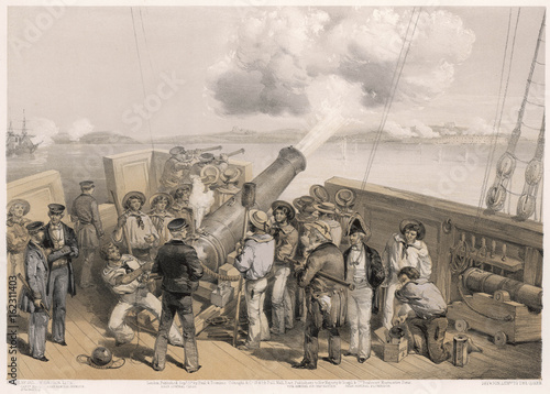 Battle Scene 1854. Date: 15 August 1854