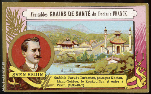 Принти на полотні Sven Hedin (Card). Date: 1865 - 1952
