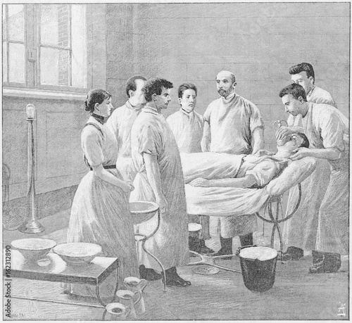 Patient Under Anaestheti. Date: 1888