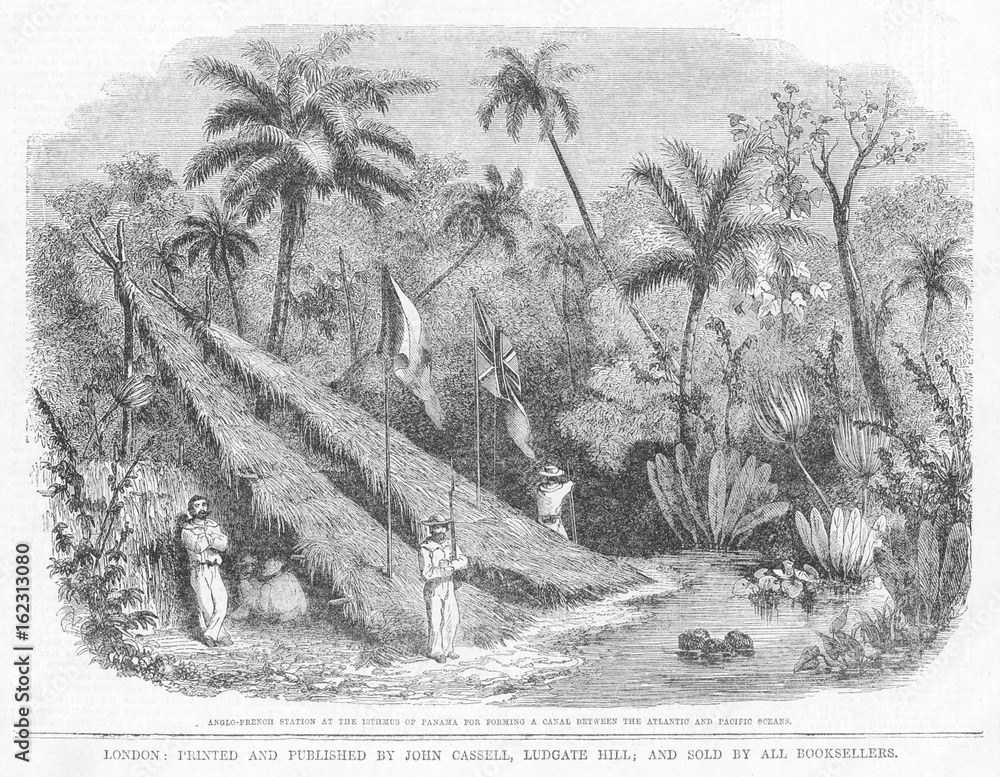 Panama Feasibility Stud. Date: 1854