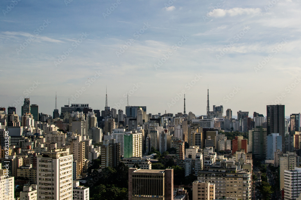 São Paulo do alto do Edifício Copan