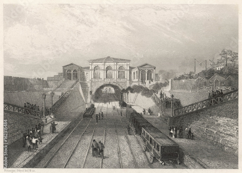 Paris-Saint Germain Line. Date: 1837