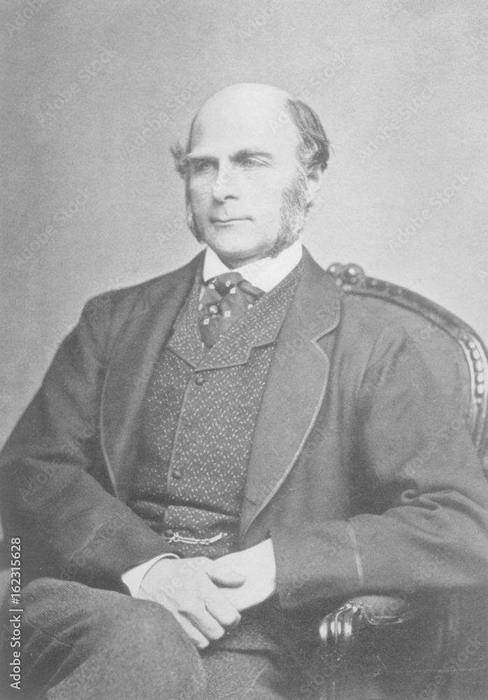 Fototapeta premium Francis Galton. Date: 1822 - 1911