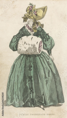 Ermine Muff 1840. Date: 1840