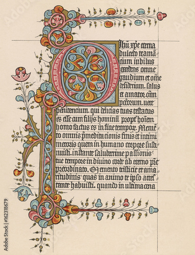 Page from a Book of Hours. Date: 15th century photo