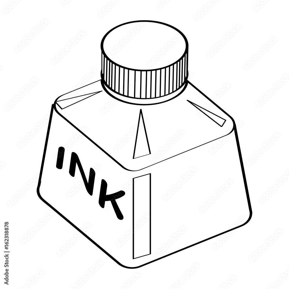 How To Draw a Ink Pot || Ink pot Drawing || Dots Drawing - YouTube