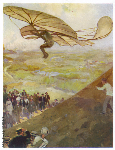 Lilienthal Airborne. Date: 1894 © Archivist