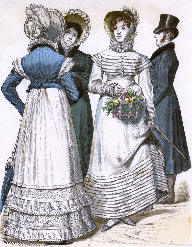 Obraz premium Costume for 1818-1819. Date: 1818 - 1819