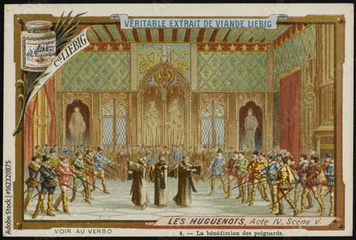 Meyerbeer - Huguenots. Date: 1836 Fototapet