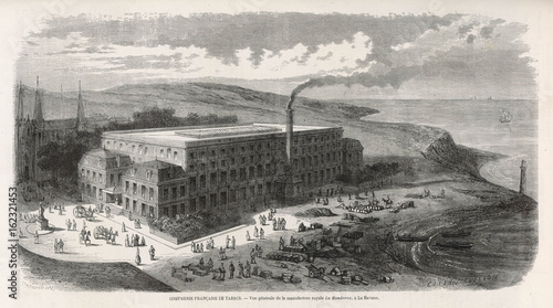 Cuban tobacco factory. Date: 1870 © Archivist