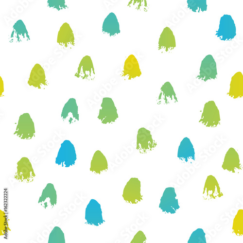 Seamless pattern with paint stamps © evgeniya_m