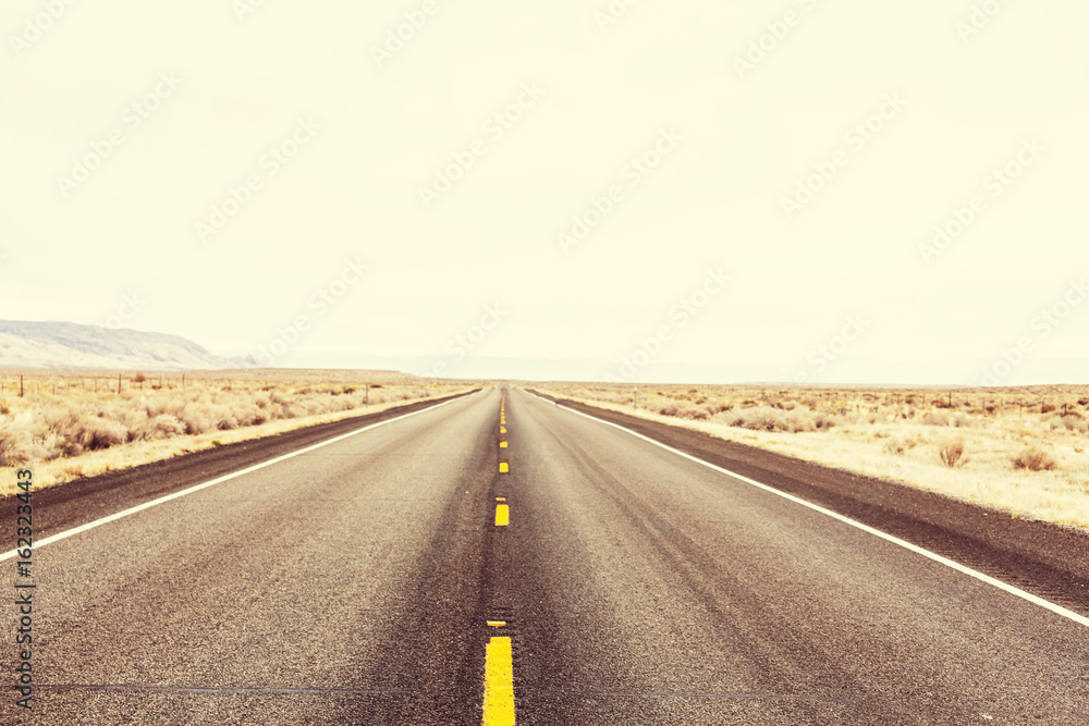 Fototapeta premium Road in prairie