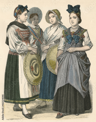 Racial Types - French Alsace. Date: late 19th century