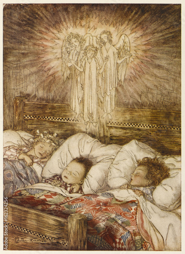 Fototapeta Children Sleeping - 20th century. Date: 1823