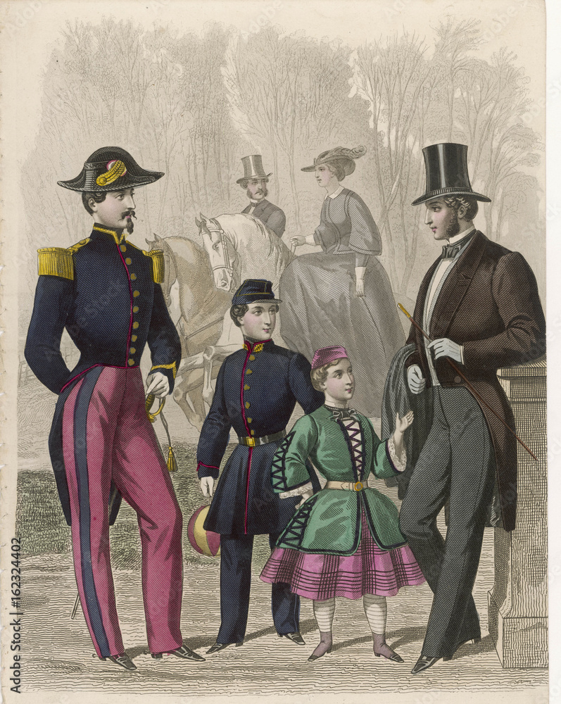 Crimea Inspired Clothes. Date: 1858