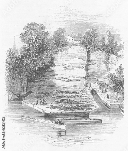 Bridgewater Canal. Date: 1762 photo