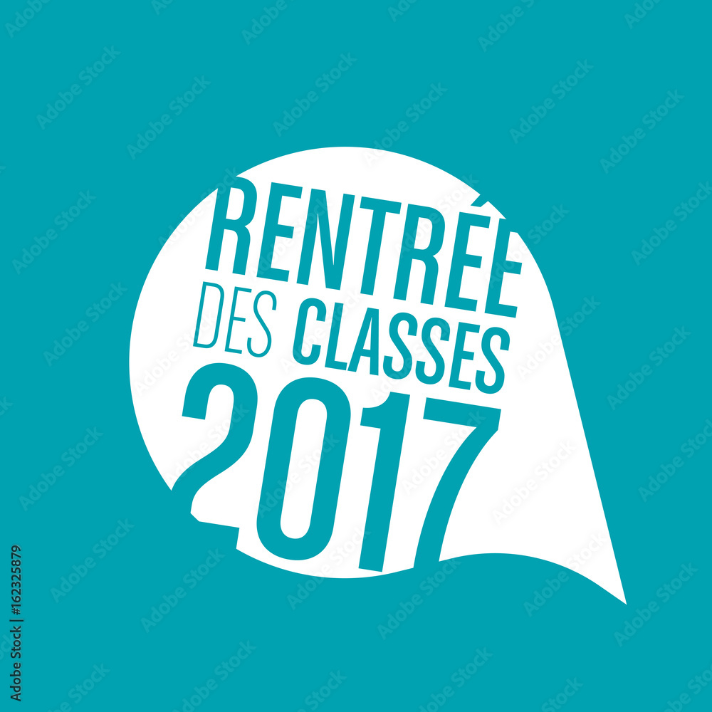 Naklejka premium rentrée des classes