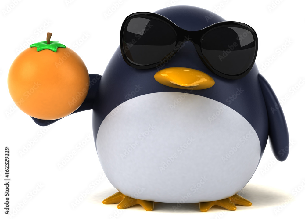 Obraz premium Fun penguin - 3D Illustration