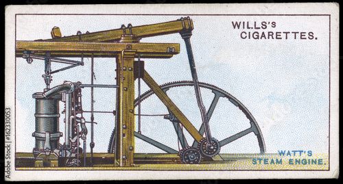 Obraz na płótnie Watt's Steam Engine. Date: 1765