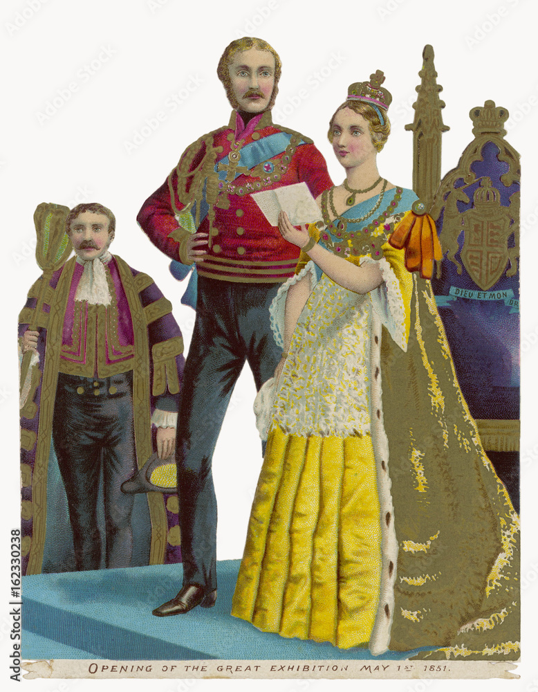 Victoria - Albert - Gt Exhib. Date: 1 May 1851 Victoria - Albert - Gt Exhib. Date: 1 May 1851