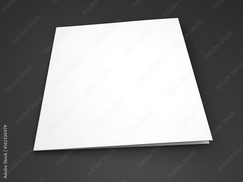 Magazine, book, booklet or brochure mockup. 3D rendering Magazine, book, booklet or brochure mockup. 3D rendering