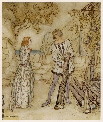 Canvas Print Shakespeare - the Tempest. Date: 1909