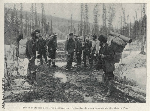 Klondike Gold Rush. Date: 1899 photo