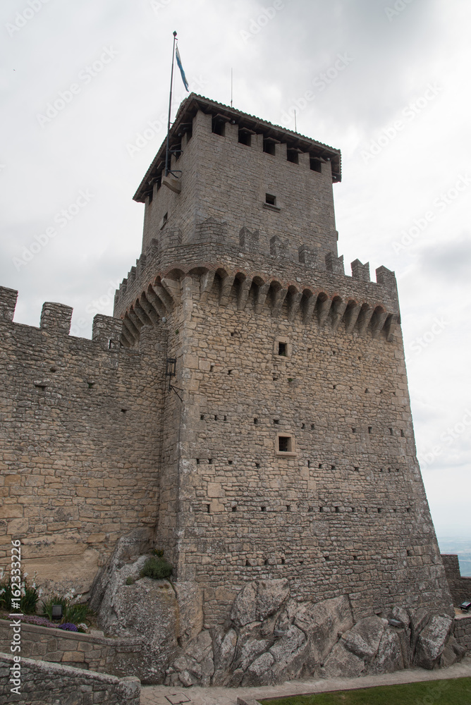 Republic of San Marino. Walk between ancient castles and defensive towers