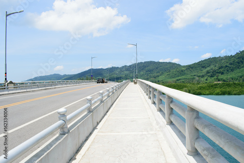 The bridge between at Koh Lanta Noi And Lanta Yai