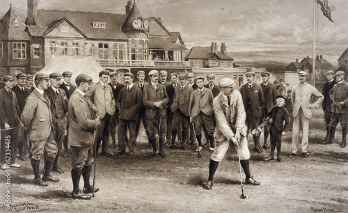 1st Golf International. Date: 1902 photo