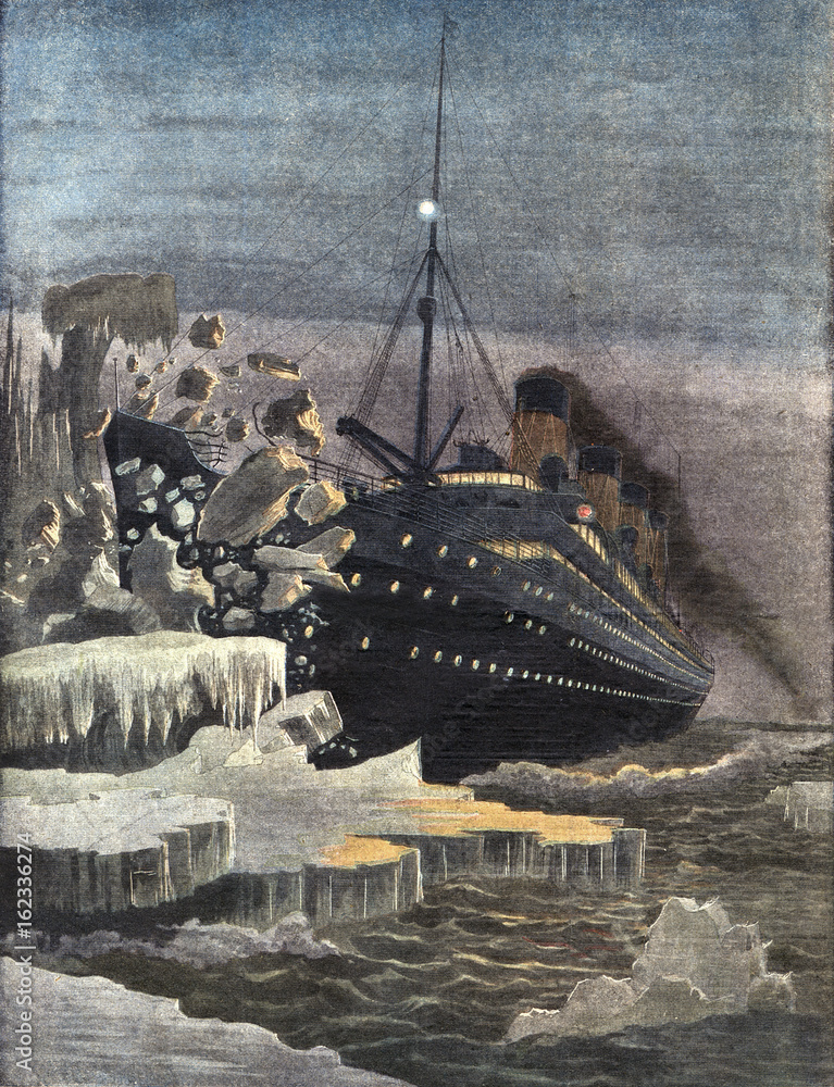 Titanic Collision. Date: 4489 Stock Photo | Adobe Stock