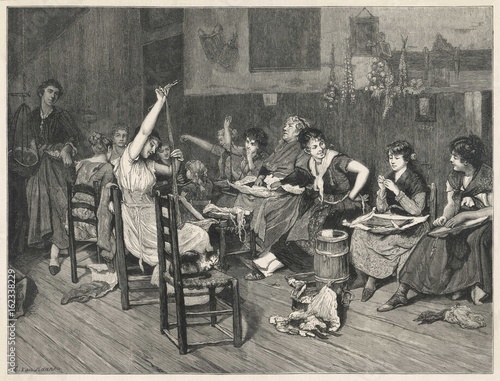 Milliners at Work. Date: 19th century