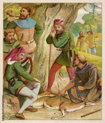 Robin Hood - Merry Men. Date: circa 1860