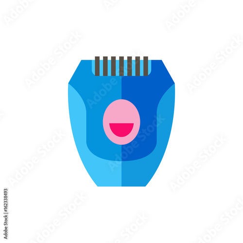 Blue epilator icon