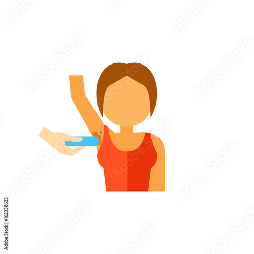 Epilation process icon