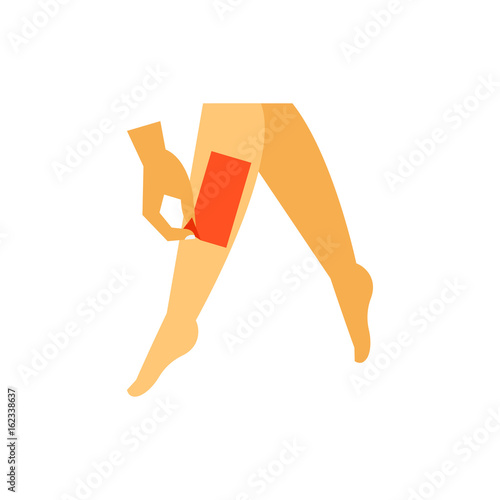 Epilation strips icon