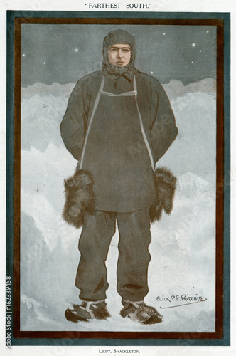 Obraz na plátně Shackleton. Date: 1874 - 1922