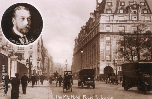 Ritz Hotel 1910. Date: circa 1910 photo