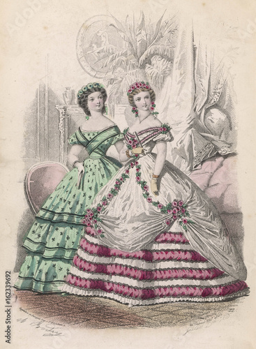 Eveving Wear 1862. Date: 1862