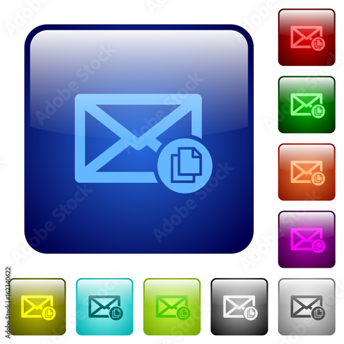 Copy mail color square buttons