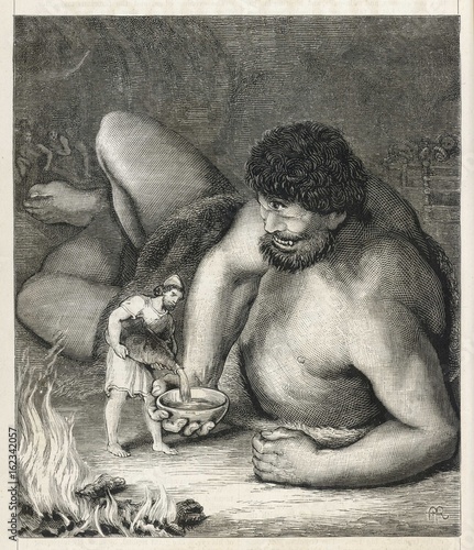 Vászonkép Odyssey - Polyphemus