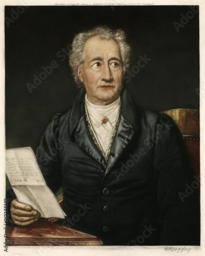 Johann Wolfgang Von Goethe. Date: 1749 - 1832 photo