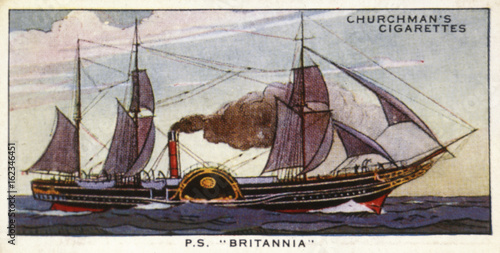 Britannia Cunarder 2. Date: launched 1840 photo