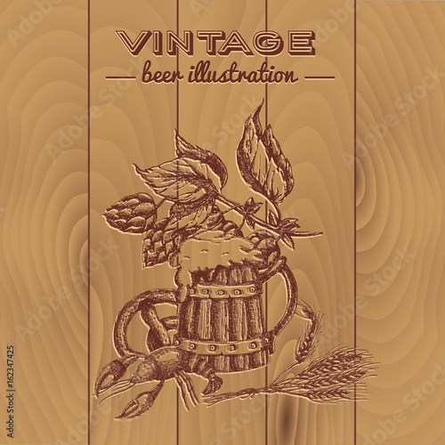 Beer Vintage Style Design