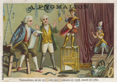 Vaucanson's Automata. Date: 1738