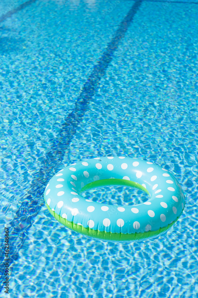 Floating toy in swimming pool