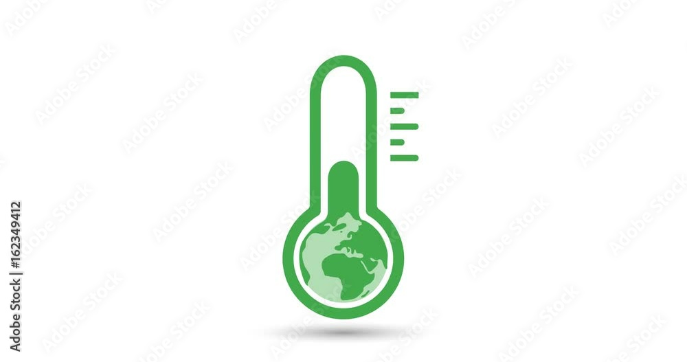 Global Warming, Ecological Problems and Solutions, Green Eco Friendly Ways of Power Generation - Concept Video Animation, Animated Earth Globe Inside of a Thermometer Global Warming, Ecological Problems and Solutions, Green Eco Friendly Ways of Power Generation - Concept Video Animation, Animated Earth Globe Inside of a Thermometer