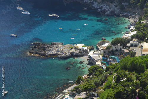 Capri, vista della marina piccola